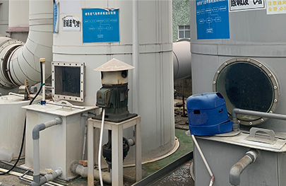 氟塑磁力泵应用在废气处理行业